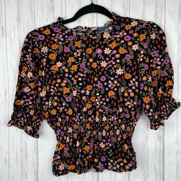 ModCloth x Princess Highway floral boho 70s shirt - Picture 1 of 6